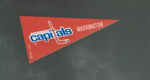 1992-93.  Kellogg's  Mini Pennant   Washington Capitals