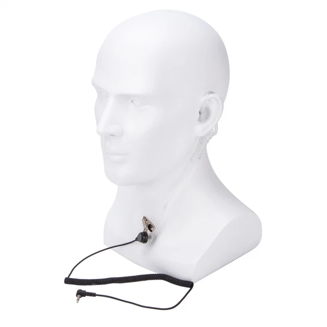 3.5mm Air Acoustic Sound Tube Headphones Listening Earpiece Rugged Design