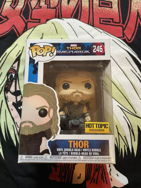 Funko Pop! Marvel Thor Ragnarok 246 Thor Hot Topic Exclusive Sticker