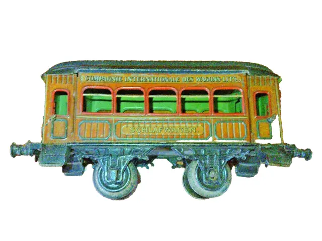 seltene Bing BAVARIA Schlafwagen Spur 1 um 1900 Originalzustand 20x12x6,5cm