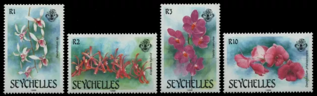 Seychellen 1988 - Mi-Nr. 684-687 ** - MNH - Orchideen / Orchids