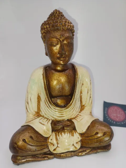 Buddha meditierend Resin 15 cm Feng Shui Skulptur, Statue - Figur