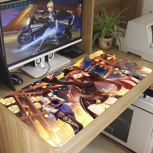 GENSHIN IMPACT HU Tao Anime Keyboard Mousemat Mouse Pad Game Playmat