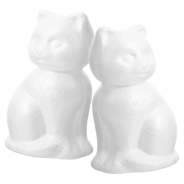 Stampo in schiuma di polistirolo bianco con orso, 20 cm, per decorazioni fai da te, orso, San Valentino, matrimonio, decorazioni floreali