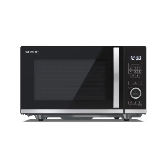 SHARP Microwave Oven With Semi Digital Controls 800W 20L Flatbed YC-QS204AU-B