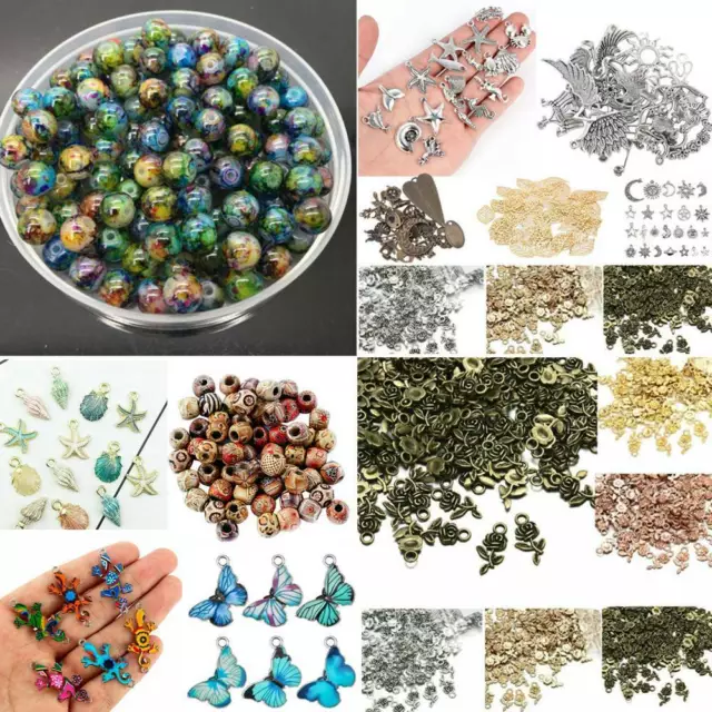 Wholesale Metal Mixed Charms Bulk Pendant Jewelry Findings DIY Craft Accessories