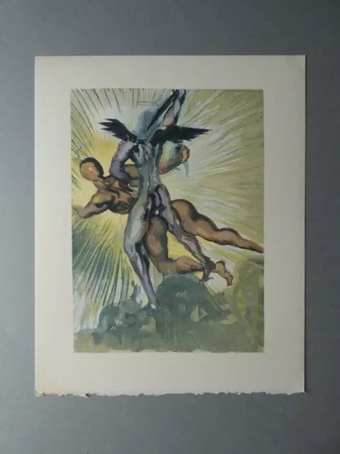 Salvador Dali - Die Hölle, Original woodcut, 1962 2