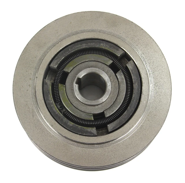 Fliehkraftkupplung. Riemenscheibe für 2 Keilriemen 147mm x 25mm