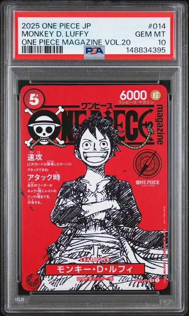 MONKEY D. LUFFY PSA10 2025 One Piece Japanese Premium-One Piece