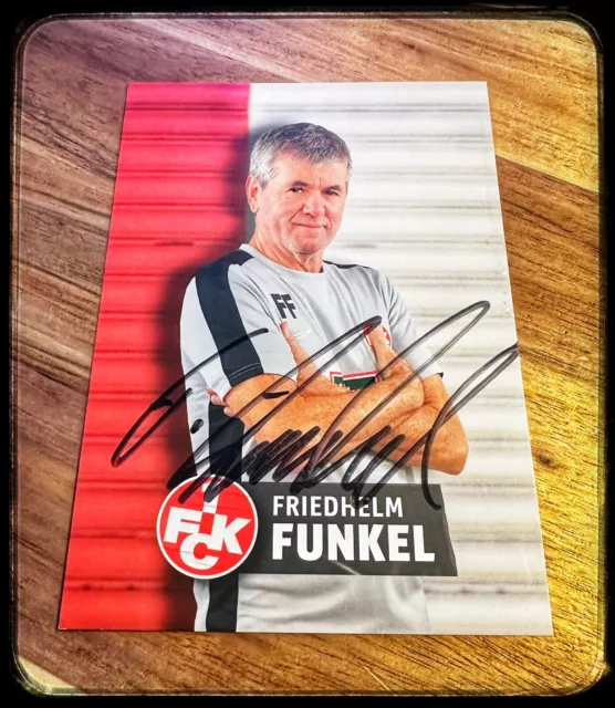 NEU * Autogrammkarte von Friedhelm Funkel * 23/24 * 1.FC Kaiserslautern * RAR