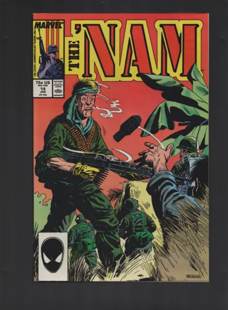 Marvel Comics The 'Nam January 1988 VOL# 1 NO# 14 Comic Book Comicbook 28