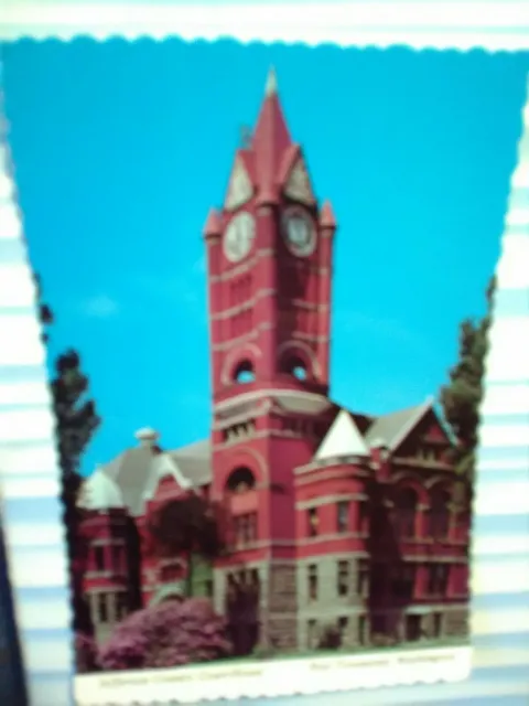 Beautiful Post Card Jefferson County Court House Port Townsend Washington