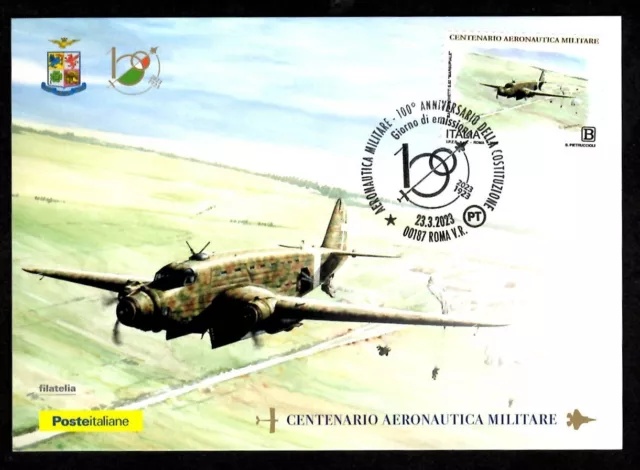 Italia 2023 : Aeronautica Militare  - Siai Marchetti S.82 Marsupiale - cartolina