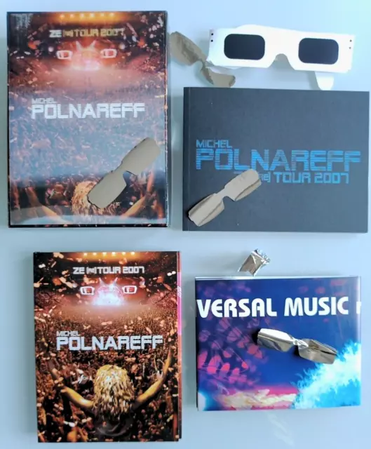 Michel Polnareff Coffret Collector 2 Dvd + Poster +Lunette Ze Re Tour 2007 Livre