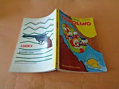 Topolino N° 745 Originale Mondadori Disney Discreto 1970 Bollini+Cedola