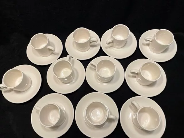 Homer Laughlin Ivory Espresso Demitasse cup and saucer set