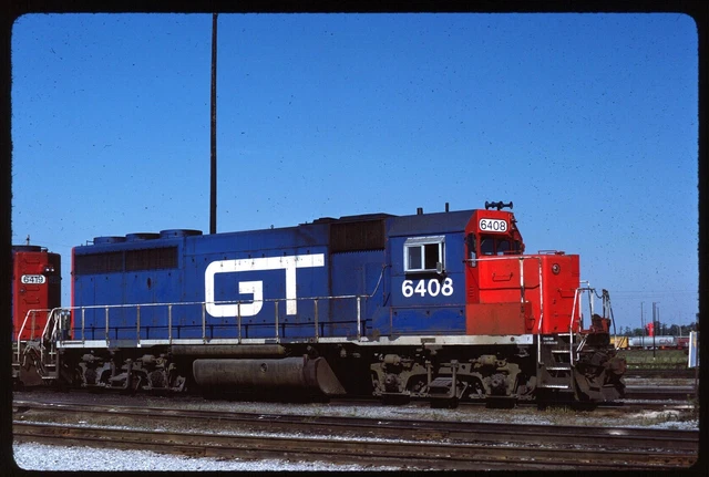Original Schienenrutsche - GTW Grand Trunk Western 6408 Toronto ON 9-1-1986