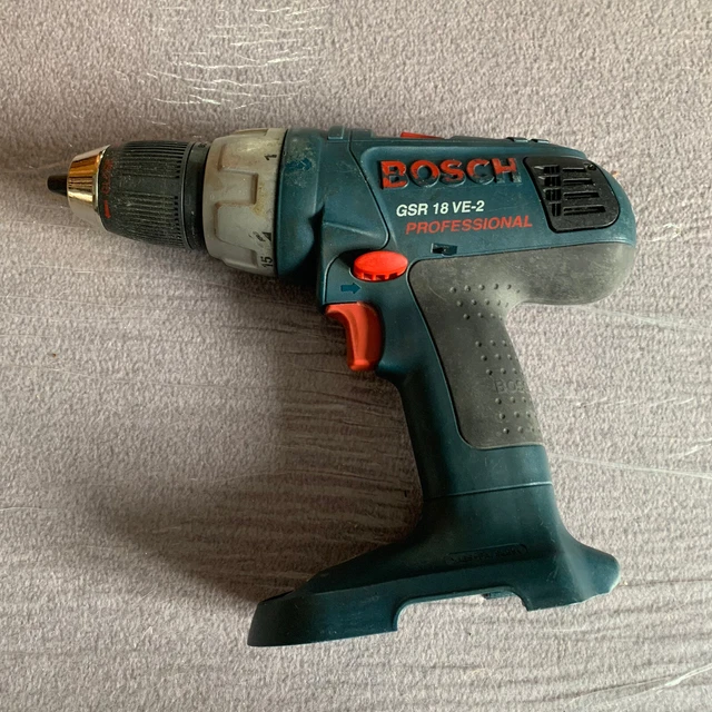 BOSCH PROFESSIONAL CORDLESS 18V Drill Driver GSR 18 VE2 Bare Drill