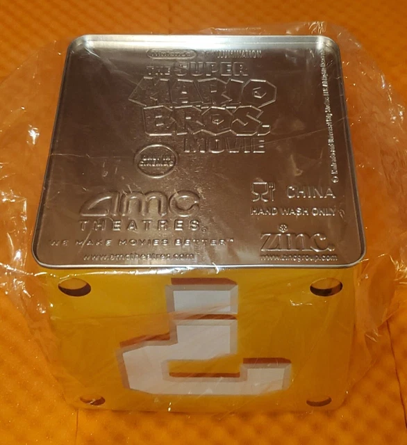 AMC THE SUPER MARIO BROS. MOVIE Question Mark Tin Bucket Popcorn
