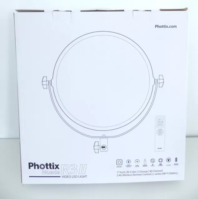 Phottix Nuada R3 II Video LED Light Licht Leuchte Dauerlicht NEU #M