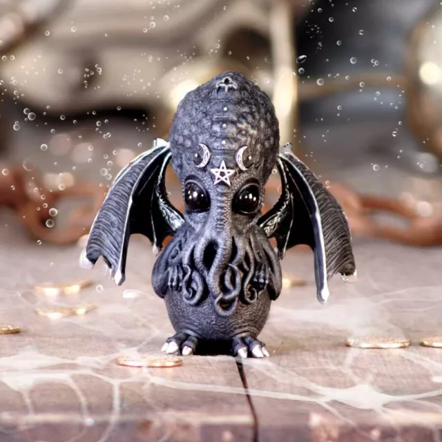 Nemesis Now Cult Cuties Lucifly 10.7cm, Resin, Black, Cult Cuties Dragon  Figurine, Scarily Adorable Horned Dragon Figurine, Silver Detailing, Cast  in