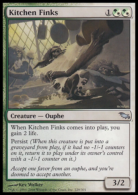 MTG Magic the Gathering Kitchen Finks (229/314) Shadowmoor LP