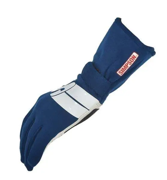 Simpson Racing IMZB Impulse Racing Gloves Adult XXL Blue Pair