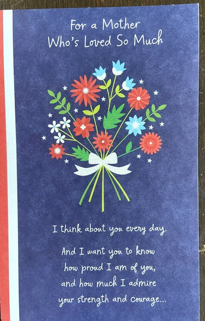 American Greetings  Mother's Day Card - You are Loved So Much Bouquet of Flowers