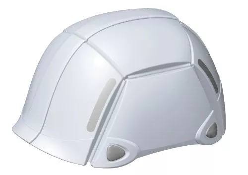 TOYO Safety Hard Hat for disaster prevention folding helmet white from Japan 2