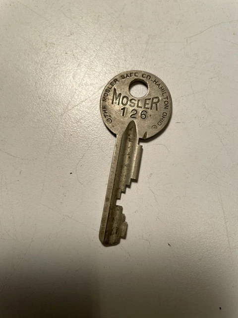 Vintage Mosley Bank Safe Key
