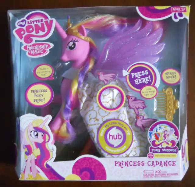 My Little Pony Talking PRINCESS CADANCE Wedding Bride Cadence FiM G4 Figure