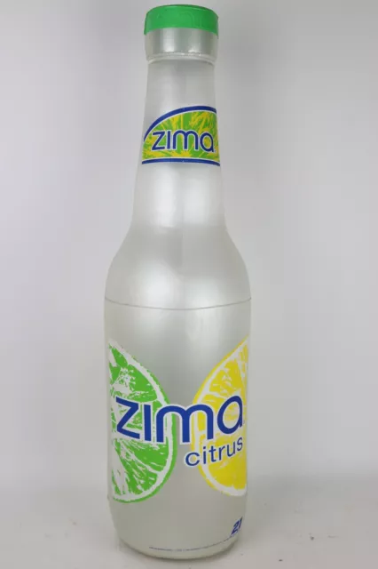2006 Zima Citrus 35" Inflatable Bottle Hanging Store Promo Alcohol Advertisement