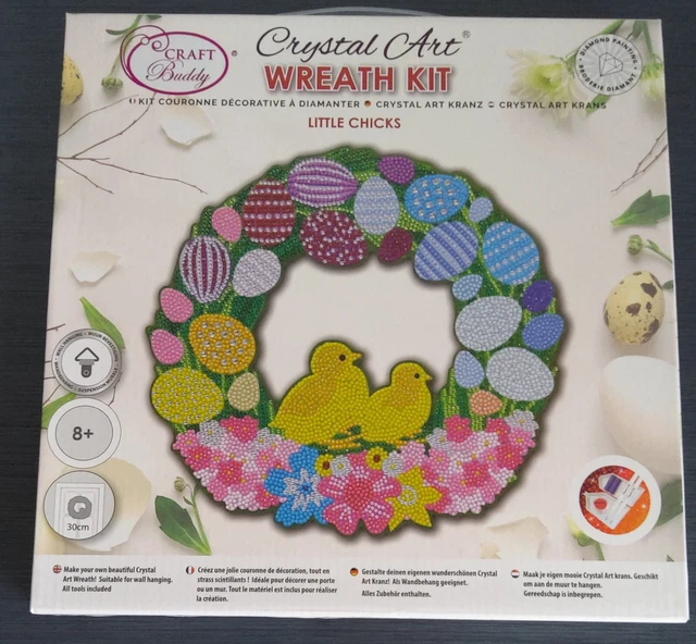 CRAFT BUDDY CRYSTAL Art 5D Diamond Painting Little Chicks Easter Wreath