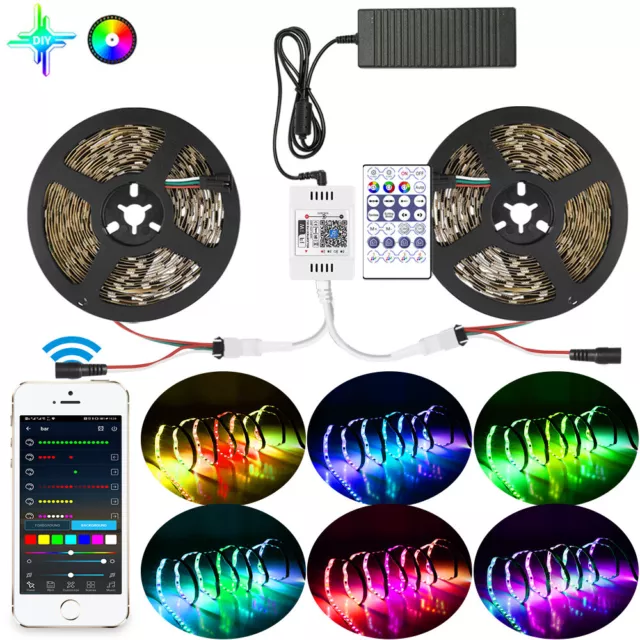 RGBIC LED Strip LED Streifen Wifi APP Musik Sync Segmentcontrol Dream Color 12V