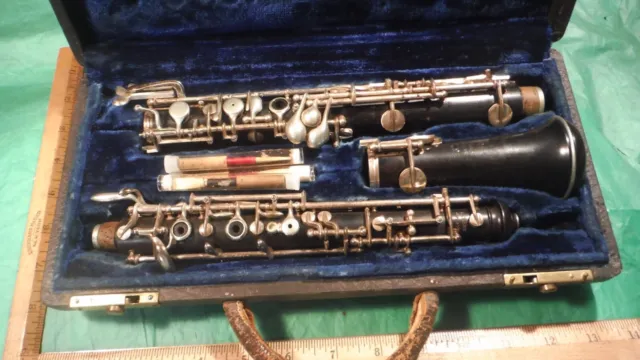Cabart A Paris Antique Oboe pre F. Lorée Paris France c1902 WOODEN CABART OBOE