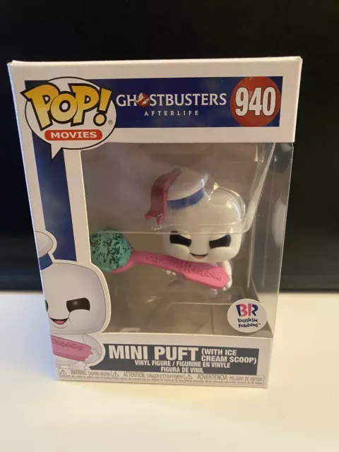 Mini Puft With Ice Cream Scoop Funko Pop Baskin Robbins Exclusive 940 Ghostbust