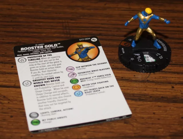 Heroclix DC Promo Exclusive Booster Gold Figure D17-004