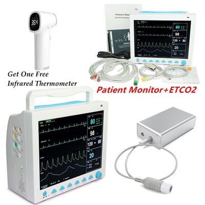 FREE CAPNOGRAPH ETCO2 Vital Signs Patient Monitor 5 Parameter CONTEC ...