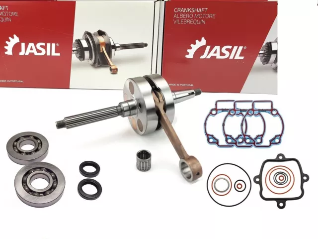 Kurbelwelle SET Jasil Top Racing 55mm HUB +3mm Dichtung Gilera Runner FXR 180 2T