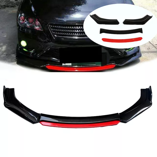 Car Front Bumper Lip Spoiler Splitter Body Kit Spoiler Chin Universal UK