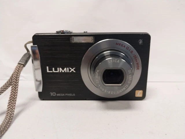 Panasonic LUMIX DMC-FX500 10.1MP Digital Black Camera - See Description