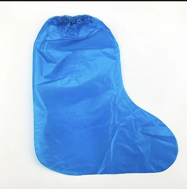 10 Pairs Disposable Boot Shoe Covers Dustproof Waterproof Protective Non Slip