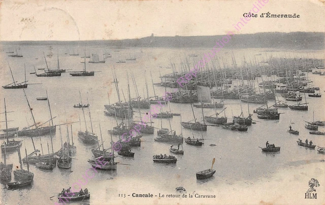 CPA 35260 Cancale Retour De La Stream of Tourists EDT Hlm ca1905