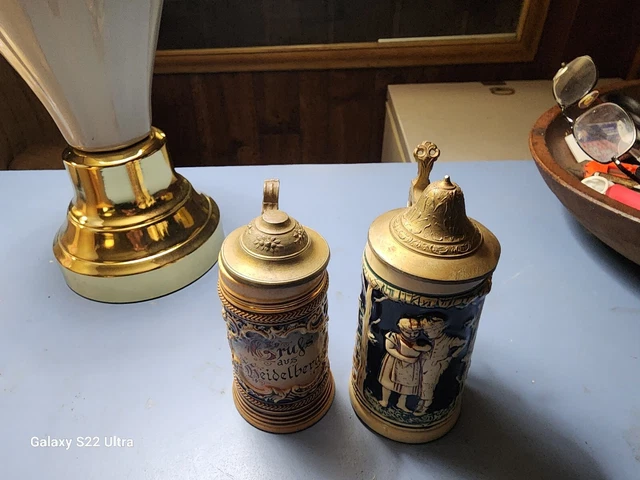 German Beer Steins 4.5 Inch High