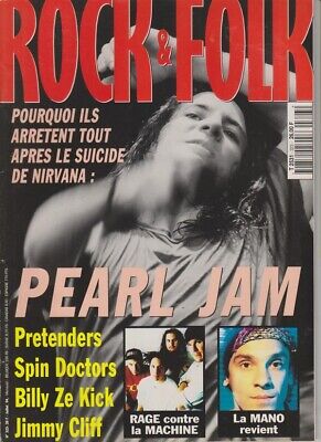 French Rock & Folk Magazine- Pearl Jam - Spin Doctors - Jul 1994 - N323