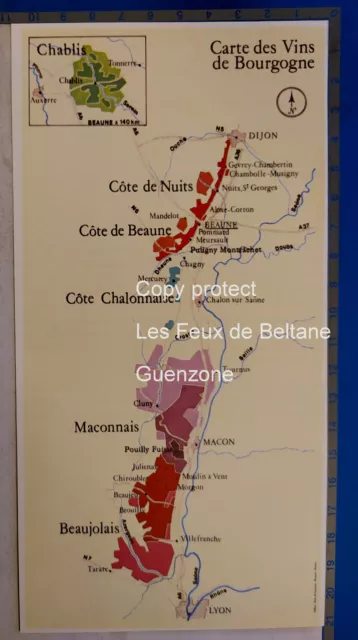 Carte des Vins de Bourgogne document