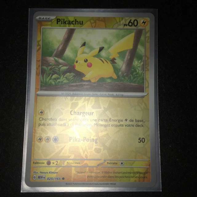 Pikachu (MEW 025) 151 - Pokémon Single Pikachu (MEW 025) 151 - Pokémon Single