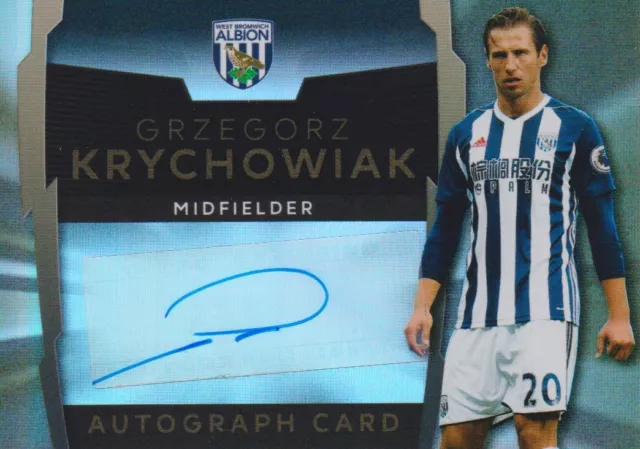 2017-18 Topps English Premier League Platinum Autographs Grzegorz Krychowiak