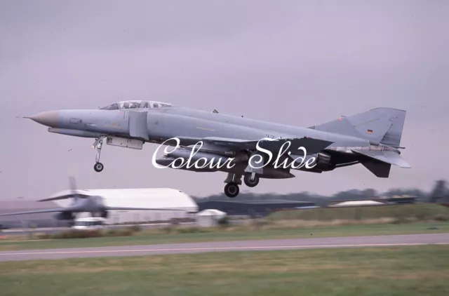 German AF F-4F Phantom 37+22, Fairford, 7.04, Farbrutsche, Luftfahrtflugzeug