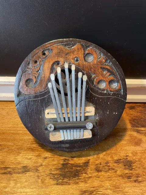 Piano Pulgar Karimba Kalimba Hecho a Mano Cáscara de Coco Diseño Hawaii